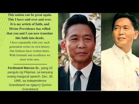 1965 FERDINAND MARCOS SR QUIRINO GRANDSTAND INAUGUARATION🇵🇭