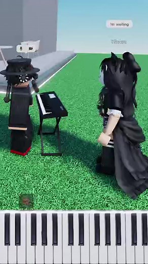 Playing Piano in Roblox MIC UP! #fypシ #robloxvc #piano #wavetoearth #seasons