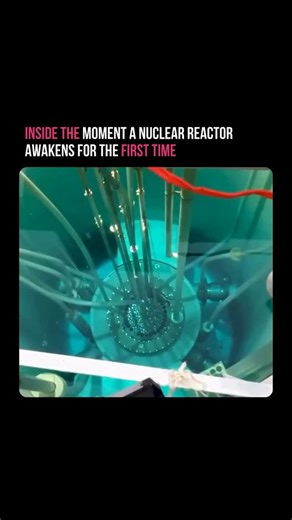 Syntral AI on Instagram: "Inside the moment a nuclear reactor awakens for the first time. It’s called initial criticality — the exact instant the chain reaction becomes self-sustaining. After years of construction, loading fuel rods (usually uranium-235), and installing control rods to absorb neutrons, engineers slowly withdraw the control rods, one by one. Neutrons start hitting uranium atoms, splitting them, releasing more neutrons + energy. A faint blue glow (Cherenkov radiation) appears in t