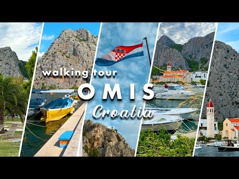 OMIS 🇭🇷 CROATIA 🇭🇷WALKING TOUR 4K