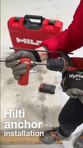 Traditional installation vs Hilti