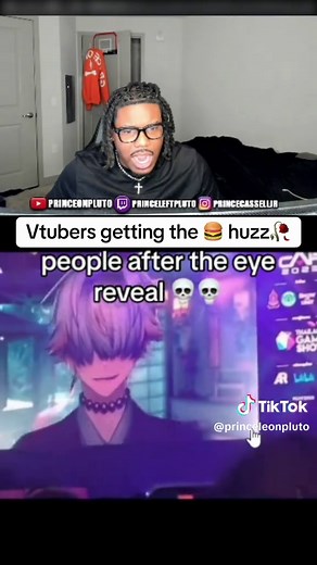 Vtuber Eye reveal had the burgers goin CRAZY😭🥀 #fyp | VTuber Concert