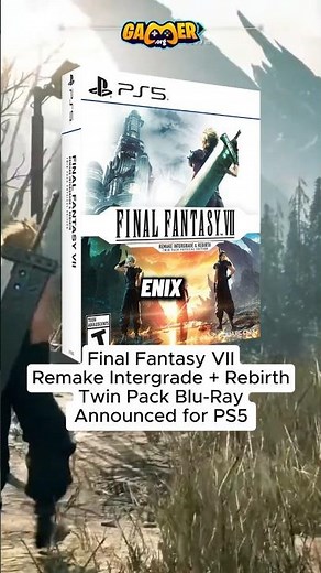 Final Fantasy VII Remake Intergrade + Rebirth Twin Pack Blu-Ray announced for PS5