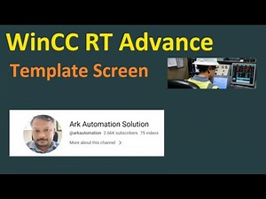 How To Use Template Screen In TIA Wincc