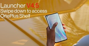 OnePlus Launcher v.4.5.4 now lets you access OnePlus shelf w/ a swipe down gesture