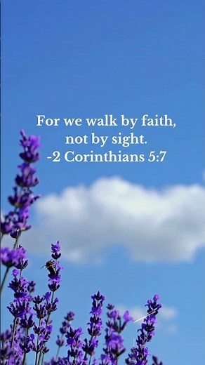 2 Corinthians 5:7 – Walk by Faith | 30 Days of Scriptures (Day 27 Evening)