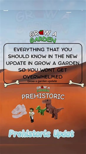 Prehistoric Update #growagarden #roblox #prehistoric #update | Roblox