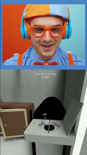 Teleport! Blippi's Perfect Hiding Spot #blippi #roblox