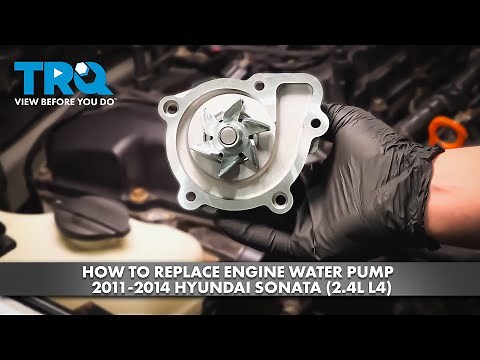 How to Replace Engine Water Pump 2011-2014 Hyundai Sonata (2.4L L4)