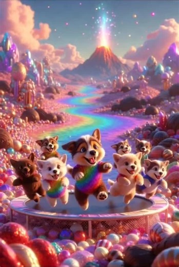 Cute Puppies Dancing: Adorable Kids' Song Video