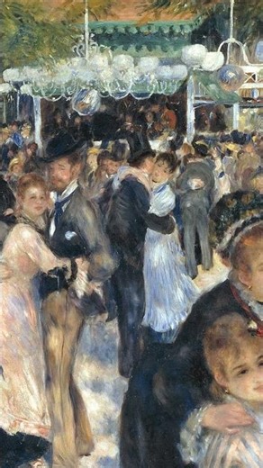 Pierre-Auguste Renoir’s Bal du moulin de la Galette #Renoir #Impressionism #ArtHistory