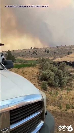 Oregon grass fire burning 280K acres