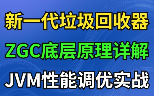 【图灵课堂】新一代垃圾回收器ZGC底层原理|工作流程详解，手把手带你实现高并发系统设计方案