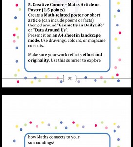 Math Poster/Article Project: Geometry in Daily Life or Data Aro... | Filo