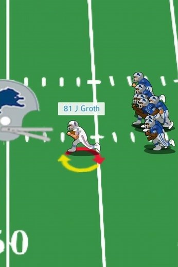 1980 Oilers vs Lions (highlight) Jeff Groth touchdown pass.