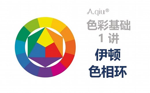 【色彩基础课1】伊顿12色相色相环