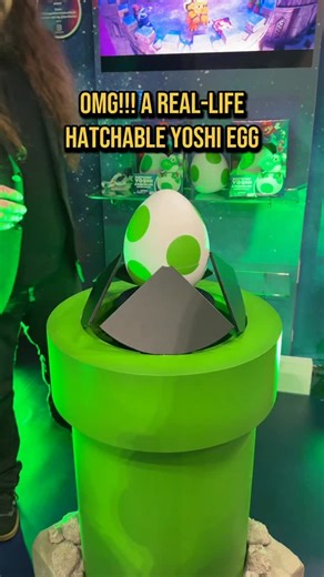 Hatchin' Yoshi is about to be the hottest toy for young Super Mario fans, breaking out of its shell for the release of The Super Mario Galaxy Movie. Spin's Master's licensed hatchable will release on March 21st ahead of the April 1st film debut! #hatchinyoshi #spinmaster #supermariogalaxy #toynews #toyfair | Tom's Guide