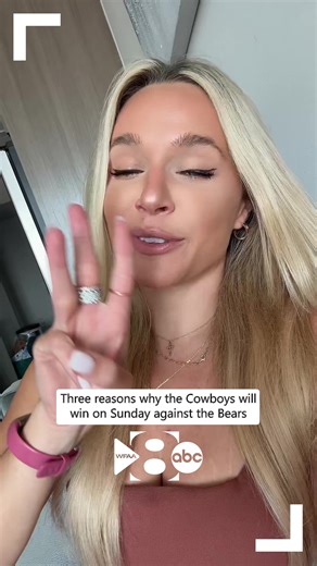 COWBOYS VS. BEARS🏈: WFAA Sports Reporter Michelle Montaine breaks down three reasons why the Dallas Cowboys will beat the Chicago Bears this afternoon! | WFAA