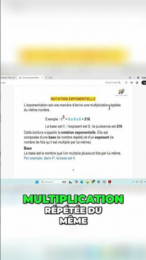 Les exposants : Simple comme bonjour ! Démystifions la puissance.