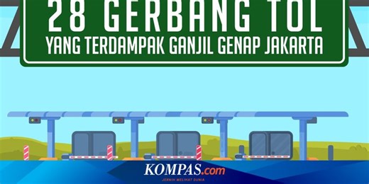 Ganjil Genap Berlaku di 28 Akses Tol Jakarta, Catat Lokasinya!
