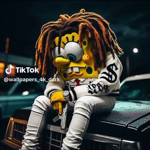 #sponge bob drip#4k wallpapers