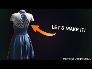 How to make Straps like this in Clo3D/Marvelous Designer
