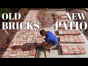 Vintage Bricks in Action: Crafting a Unique Outdoor Retreat