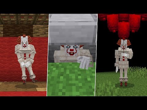 IT Pennywise Addon Minecraft PE Bedrock edition