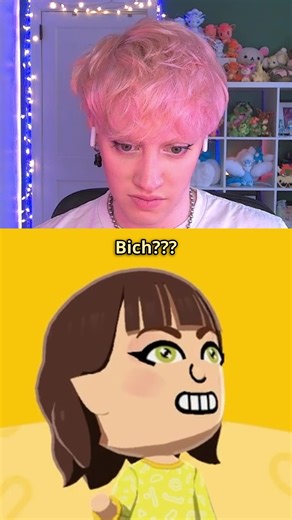 Oh this game is gonna ruin my life! Of course I have to give me and Blobobob accurate nicknames for each other! Thank you for the joy you bring me Tomodachi Life 😭 #Tomodachilife #tomodachilifelivingthedream #twitchclips #nintendo #mii