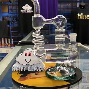 Check out this dope new piece available at @happycloudsatx 🔥 and don’t forget to listen to @official2stoned new single “Max Payne” out now‼️ #2STONED #HappyCloudsSmokeShop #Explore #Connect #Support #Share #Local #SmokeShop #Business #Glass #Twist #Custom #Unique #Smokeshop #function #waterpipe #logo #headshop #waterpipes #dank #swag #slowmotion #rig #recycler #atx #512 #austin #stoners #420society | Happy Clouds Smoke Shop