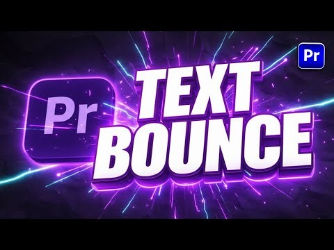How to Add Text Bounce Animation in Premiere Pro (Easy & Fast)