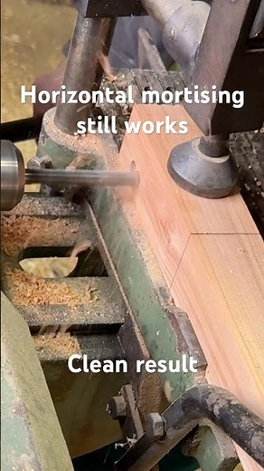 Horizontal Mortising for Furniture Joints