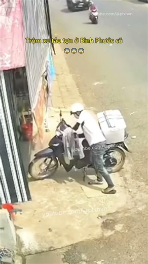 Trộm xe táo tợn ở Bình Phước cũ 😨 #tromcap #tromcuop #phapluat #canhgiac #canhbao