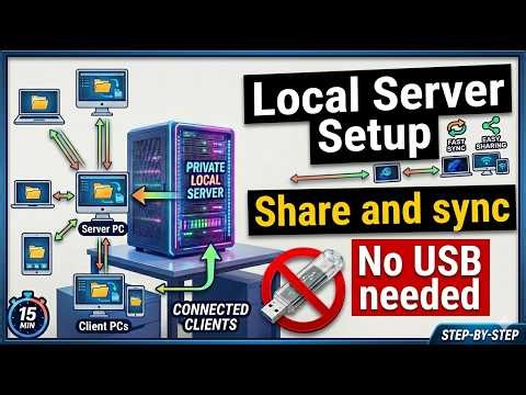 How to Setup File Sharing on Local Server | Office Network File Sharing