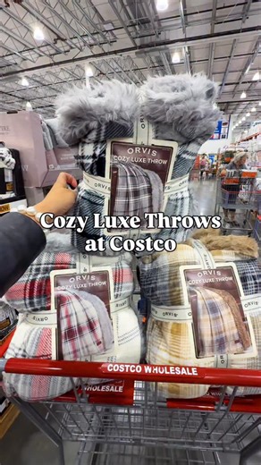 😍 The oversize @orvis cozy luxe throws are back in 3 colors and I love how these look as a decorative accent layered in a bed or a couch and only $21.99 that’s a great price!! These would also make a great gift idea!! Send this to someone who would love these and follow for more new Costco finds #costco #costconew #costcofinds #costconewdeals #costcodeals #throws | Costconewdeals