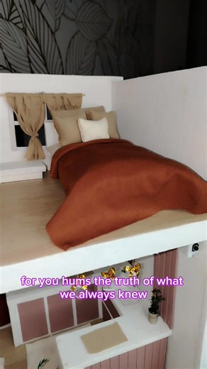 💜Adorable bedroom of our wooden doll house 🏡 Thank you so much for watching our videos and thats the sign for you to FOLLOW our facebook page😊🌷 see you on our progress ☺️ 🌹THANK YOU 🌿 #hobby #dollhouseminiatures #fypageシforyoupageシ #greatyear #smallbusiness #fypシ゚ #fbviralpost2025シ #fbviralpost2025 #reelsviral #fypシ゚viralシ #SMALLBUSINESS | Wooden Doll House