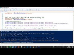 PowerShell for SQL Restores