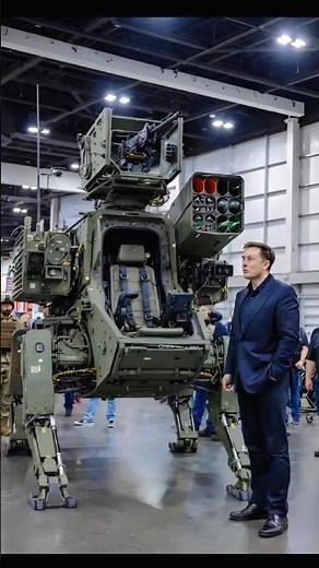 Could Elon Musk create a four-legged military robot for the U.S.military? #elonmusk #usmilitary #ai