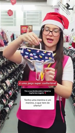 Neste Natal, conforto e carinho para meninos e meninas. Linha infantil na Capital da Lingerie ❤️