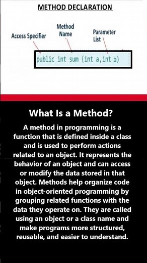 What is a Method? #shortsfeed #shorts