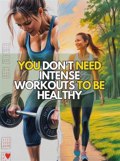 HC0406 You Don't Need Intense Workouts To Be Healthy Consistency vs Intensity: The Science of Why Moderate Exercise Works Do you really need brutal workouts to stay healthy? Research shows consistent moderate exercise delivers powerful heart, longevity, and metabolic benefits. Learn why sustainable routines outperform extreme fitness and how simple movement habits can transform long-term health. #exercise #hiit #workout #wellness #healthtips #healthylifestyle REFERENCES 📑 World Health Organizat