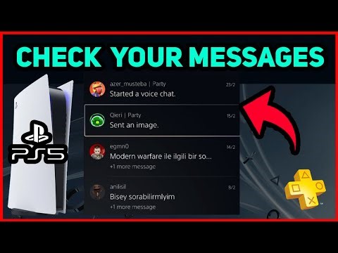 PS5 HOW TO CHECK MESSAGES EASY NEW!
