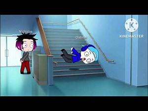 peter fall down the stairs meme (my first gacha club )