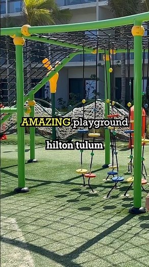AMAZING hotel playground at Hilton Tulum Riviera Maya All-Inclusive Resort! #shorts