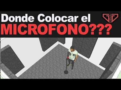 Donde Colocar el micrófono Para Grabar Voces (Estudio de Grabación Casero)