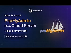 How to Install phpMyAdmin on a Cloud Server | #oneclickinstall