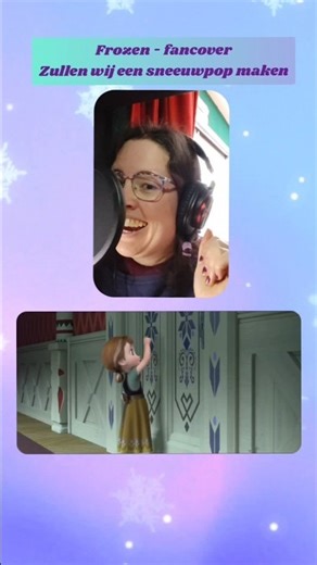 PART 1 | Sneeuwpop maken ☃️❄️Frozen NL fancover #frozen #disneynl