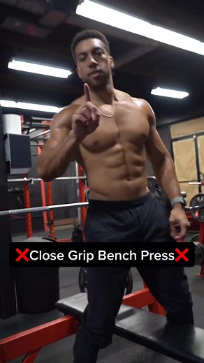 Close Grip Bench Tutorial! [6892245303710240005] #chest #bench #triceps #fit #workouttips | Sofita