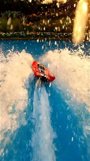RC Speed Boat Thrills at Golden Hour! 🚤💨