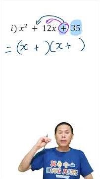 Factorising Monic Quardratic Expressions Part 5